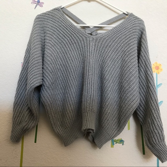 SHEIN Sweaters - Shein Criss-Cross Knit Sweater